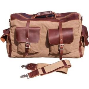 New Travel Duffel Bags Waterproof Canvas Khaki